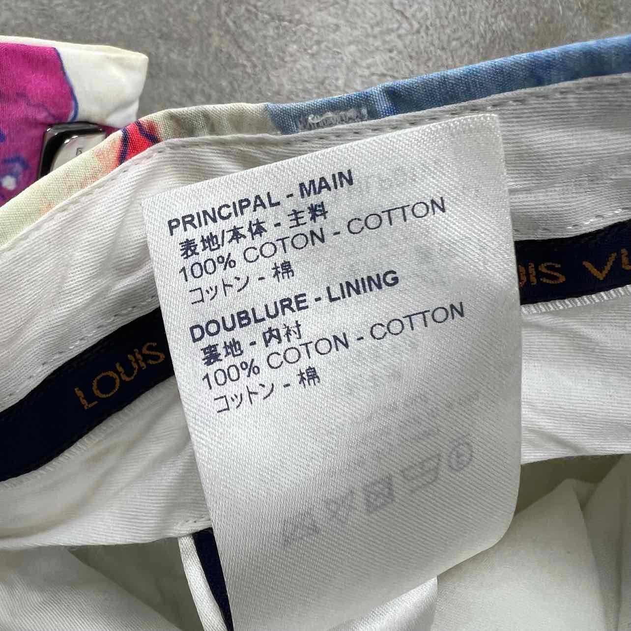Louis Vuitton Shorts &quot;WATER COLOR&quot; Multi-Color Used Size 44