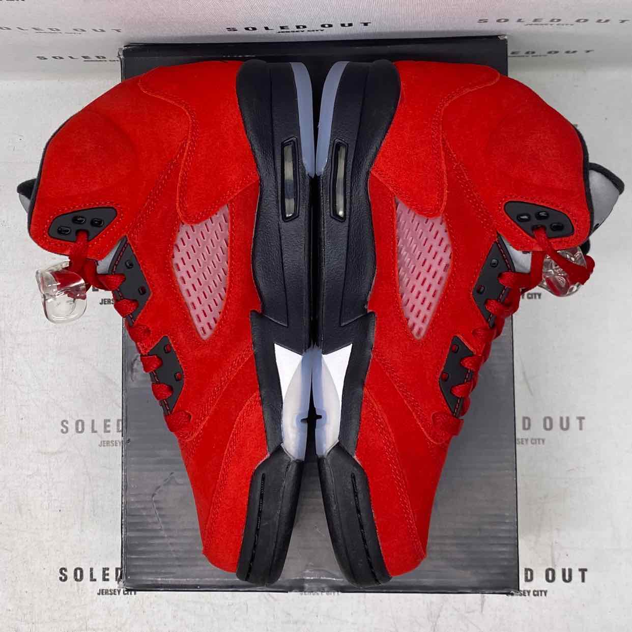 Air Jordan (GS) 5 Retro "Raging Bull Red Suede" 2021 New Size 7Y