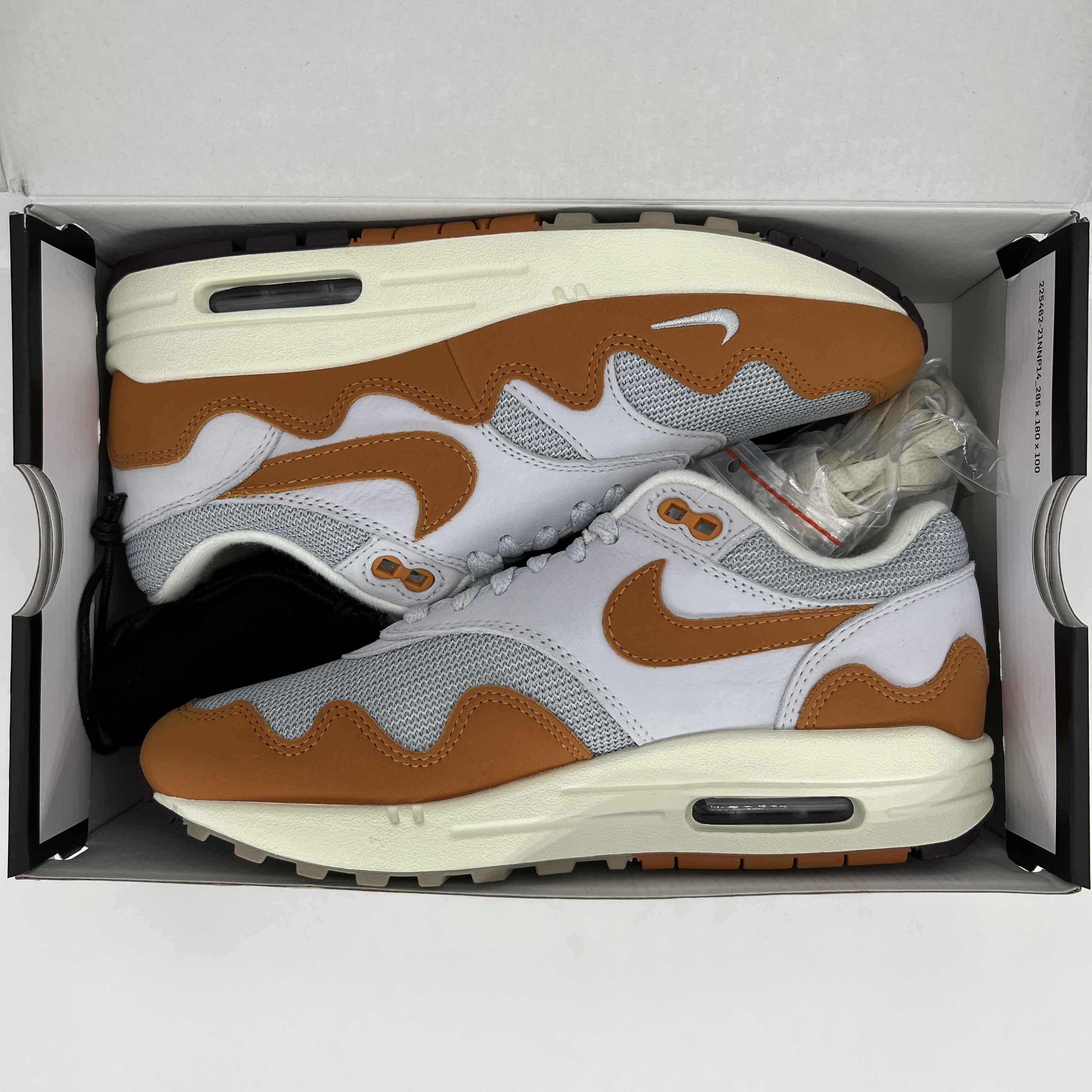 Nike Air Max 1 / Patta &quot;Waves Monarch&quot; 2021 New Size 11