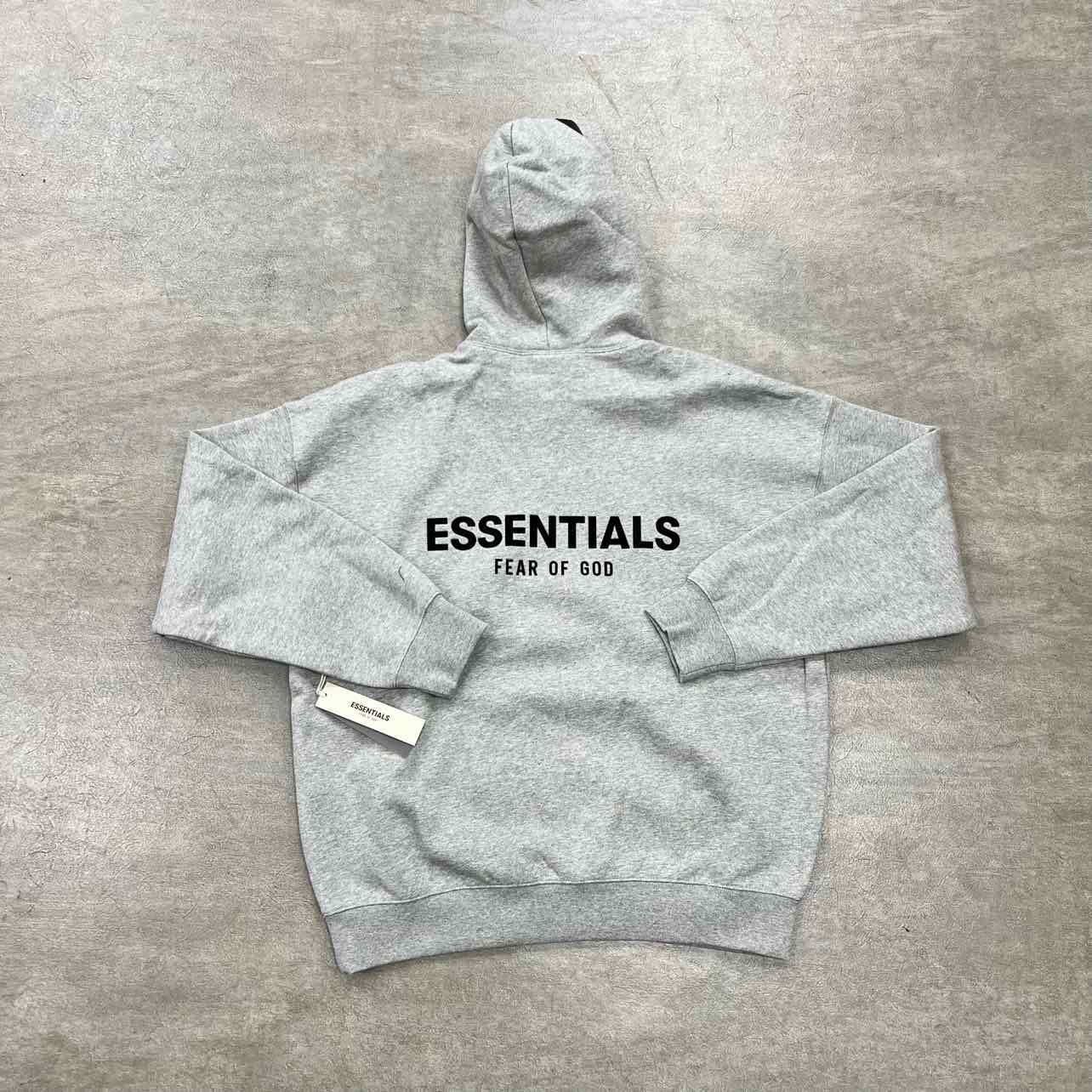 Fear of God Hoodie "ESSENTIALS" Heather Oat New Size M