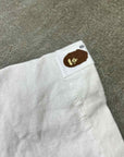 Saint Michael T-Shirt "BAPE" White Used Size XL