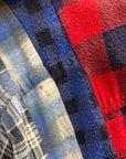 Needles Flannel "REWORKED" Multi-Color Used Size XL