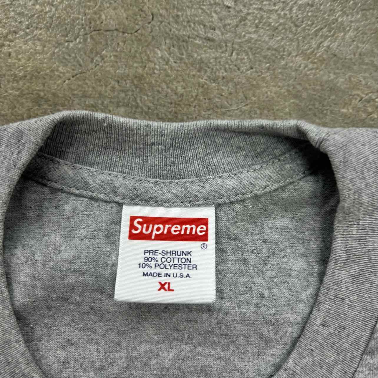 Supreme T-Shirt "GREETINGS FROM SUPREME" Grey New Size XL