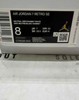 Air Jordan 7 Retro "Neutral Grey" 2020 New Size 8