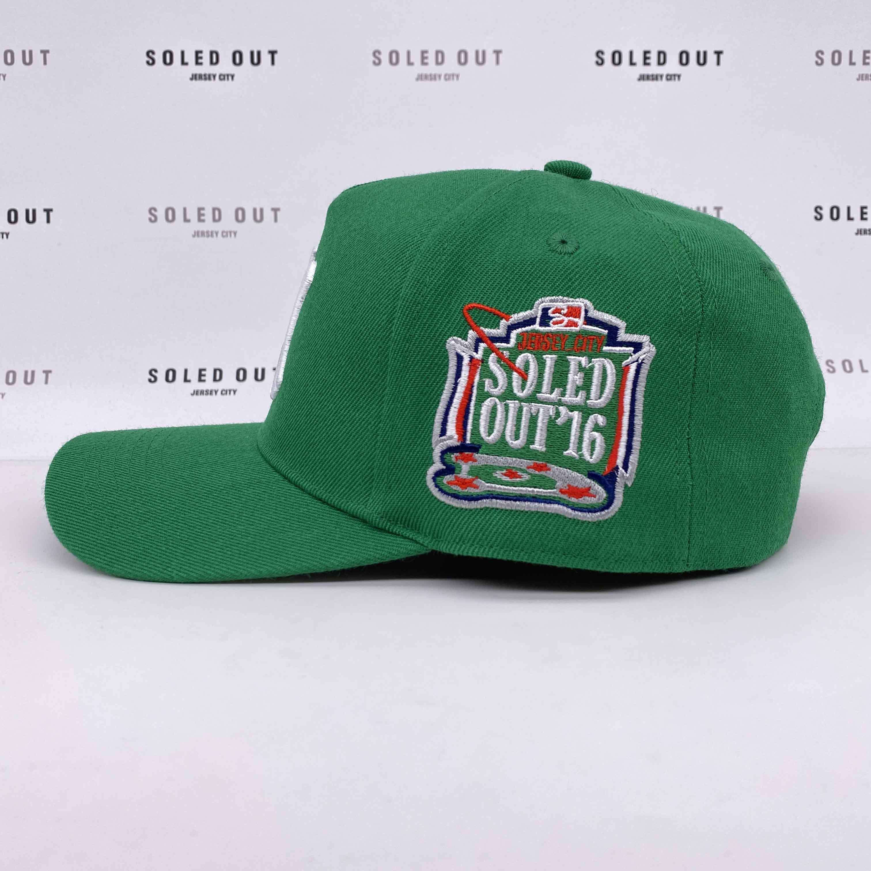 Soled Out Snapback &quot;ACRYLIC WOOL BLEND&quot; New Green Size OS