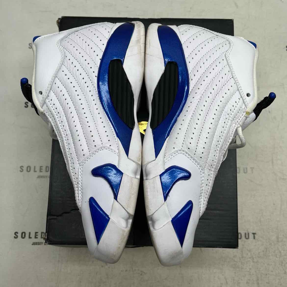 Air Jordan (GS) 14 Retro &quot;White Hyper Royal&quot; 2020 Used Size 4Y