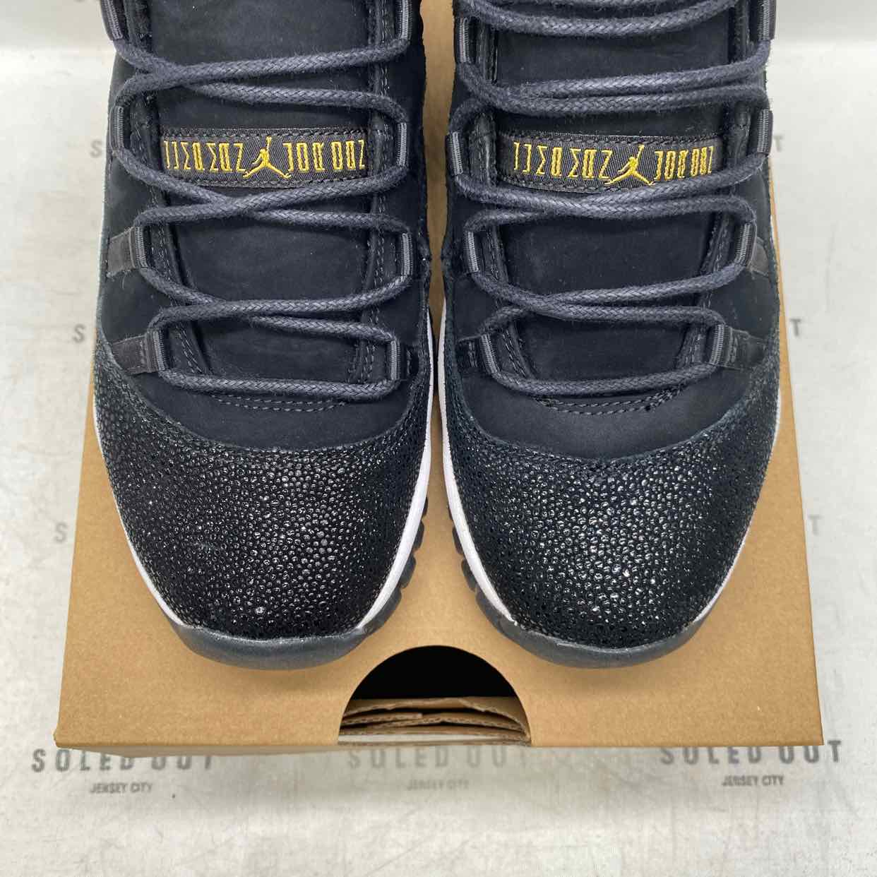 Air Jordan (GS) 11 Retro &quot;Heiress Black Stingray&quot; 2017 Used Size 8Y