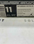 Air Jordan 4 Retro "White Cement" 2016 New Size 11