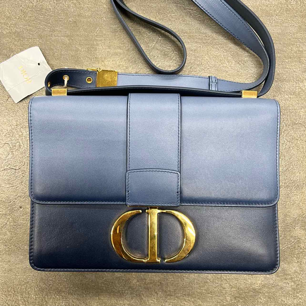 Dior Shoulder Bag &quot;MONTAIGNE FLAP&quot; New (Cond) Blue