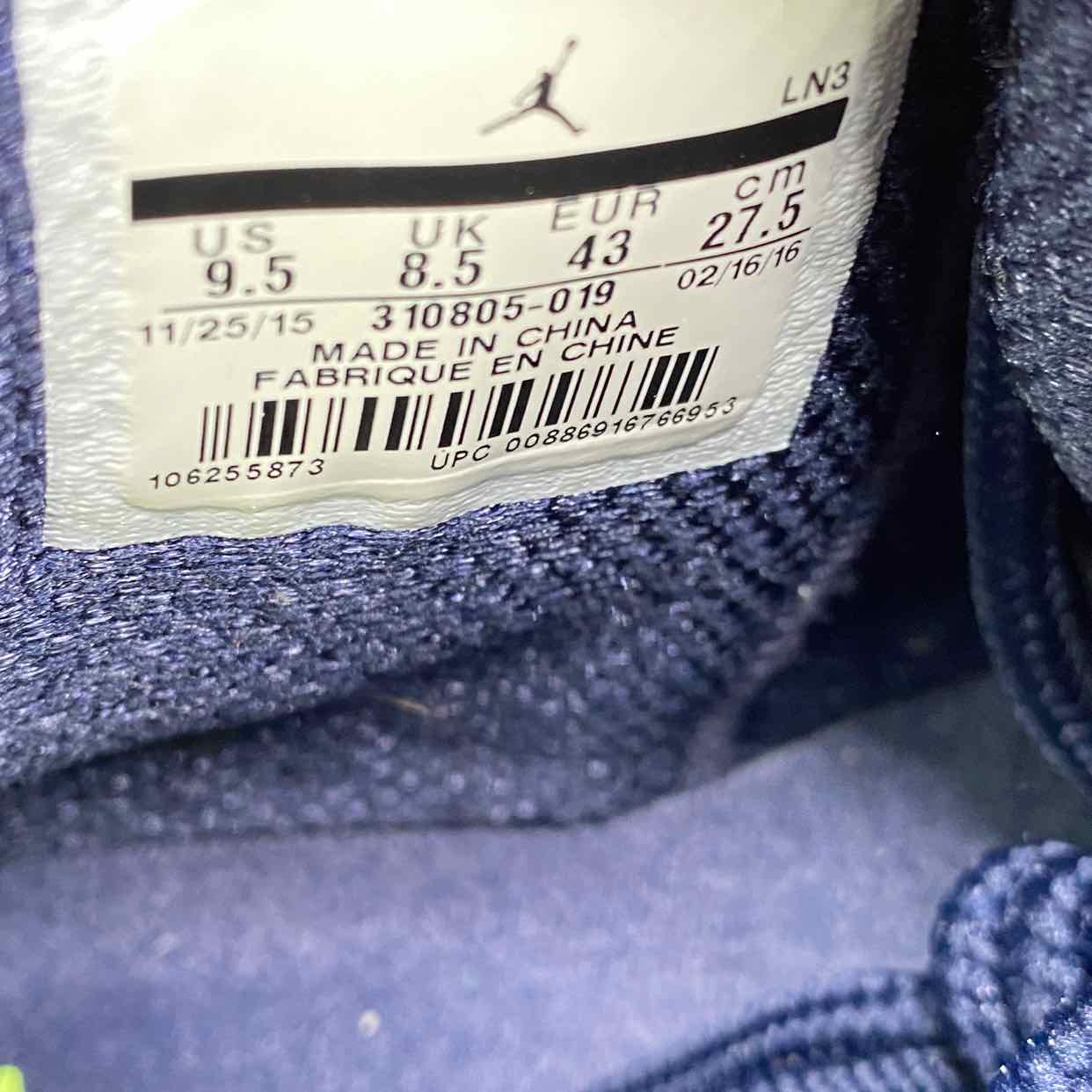 Air Jordan 10 Retro &quot;RIO&quot; 2016 Used Size 9.5