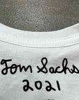 Tom Sachs T-Shirt "SSENSE" White New Size 2XL