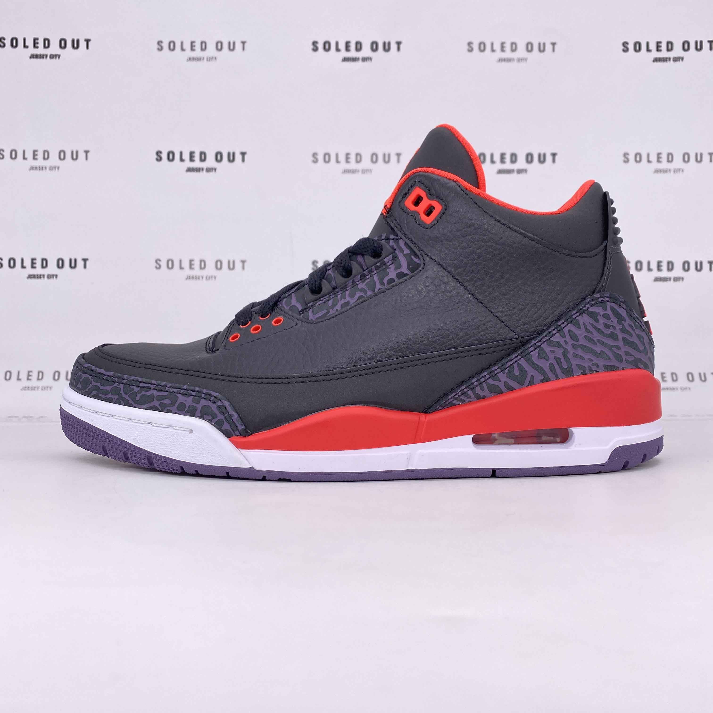 Air Jordan 3 Retro &quot;Crimson&quot; 2013 New Size 8