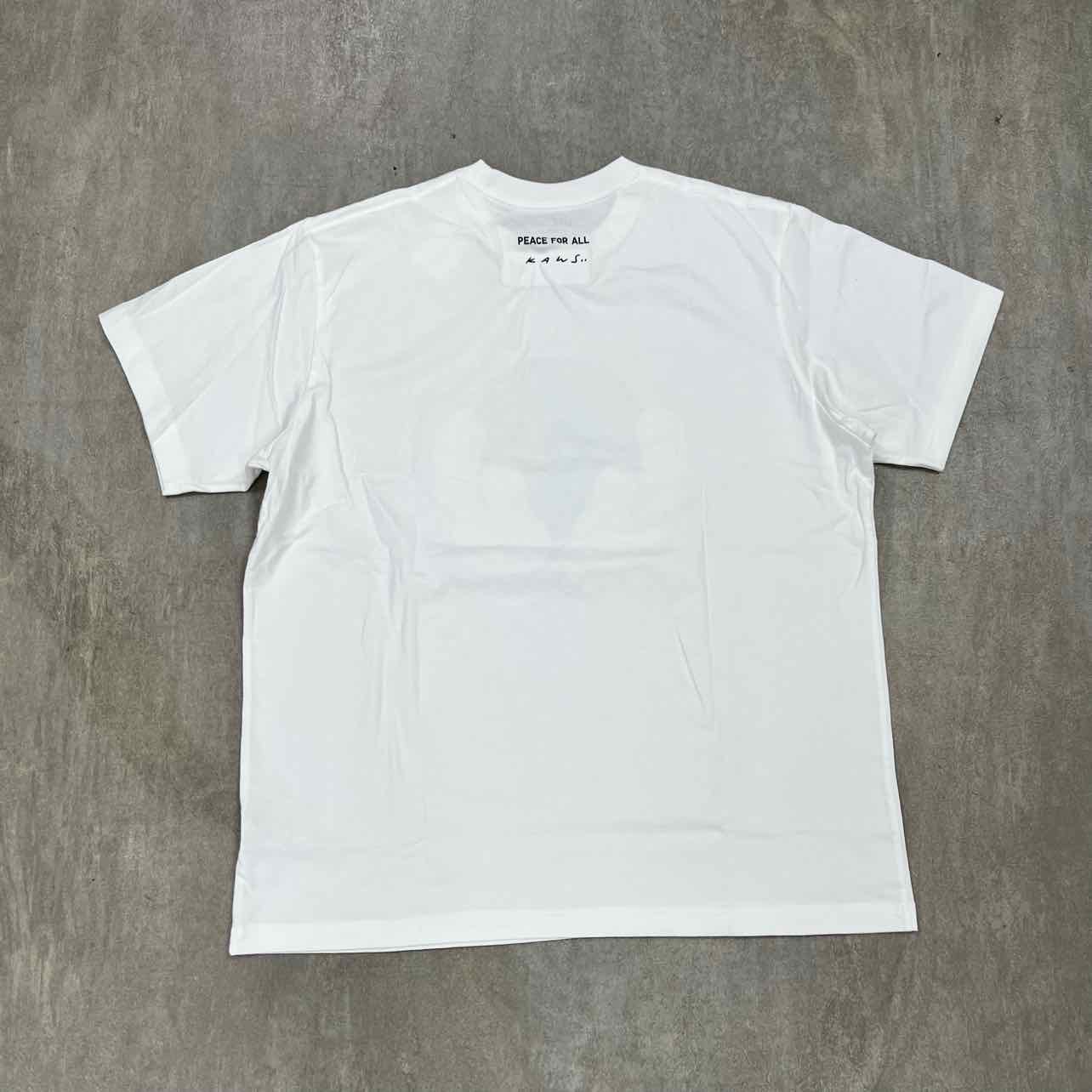 Uniqlo T-Shirt "KAWS PEACE FOR ALL" White New Size 2XL