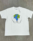 Uniqlo T-Shirt "KAWS PEACE FOR ALL" White New Size M