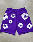Denim Tears Shorts "COTTON WREATH" Purple New Size XL