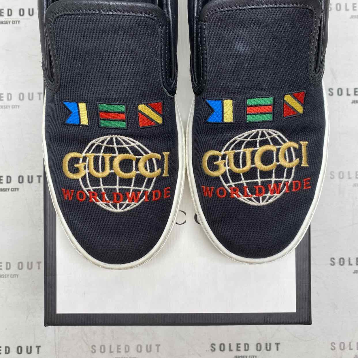 Gucci Slip-on &quot;Worldwide&quot;  Used Size 8G