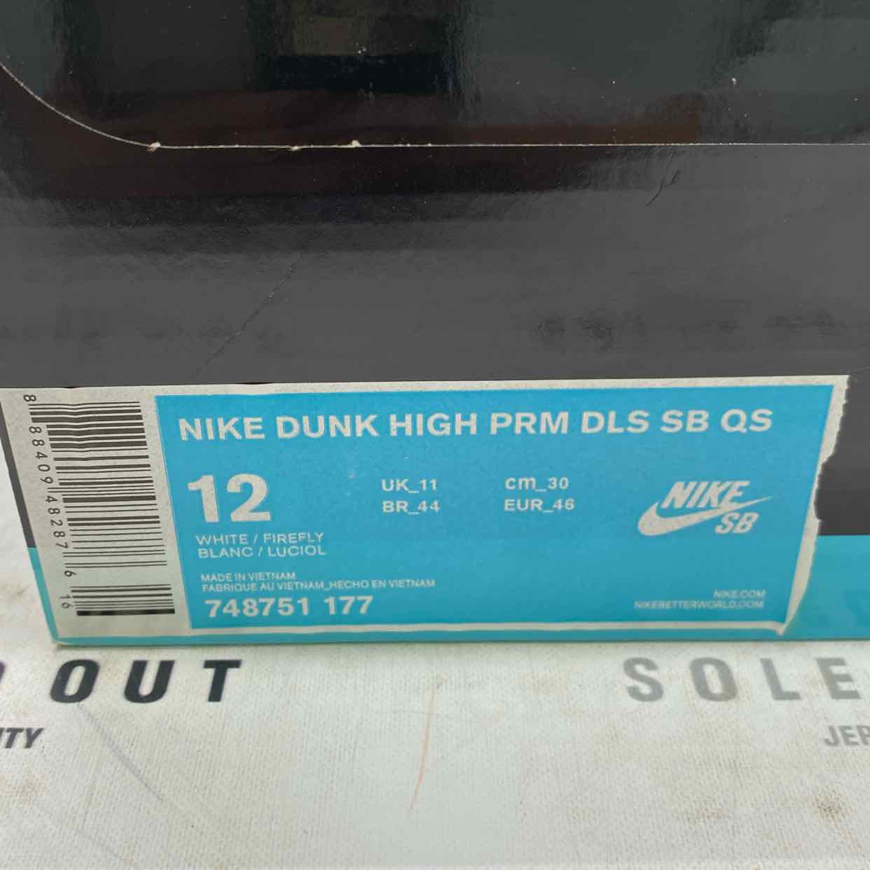 Nike SB Dunk High "De La Soul" 2015 Used Size 12