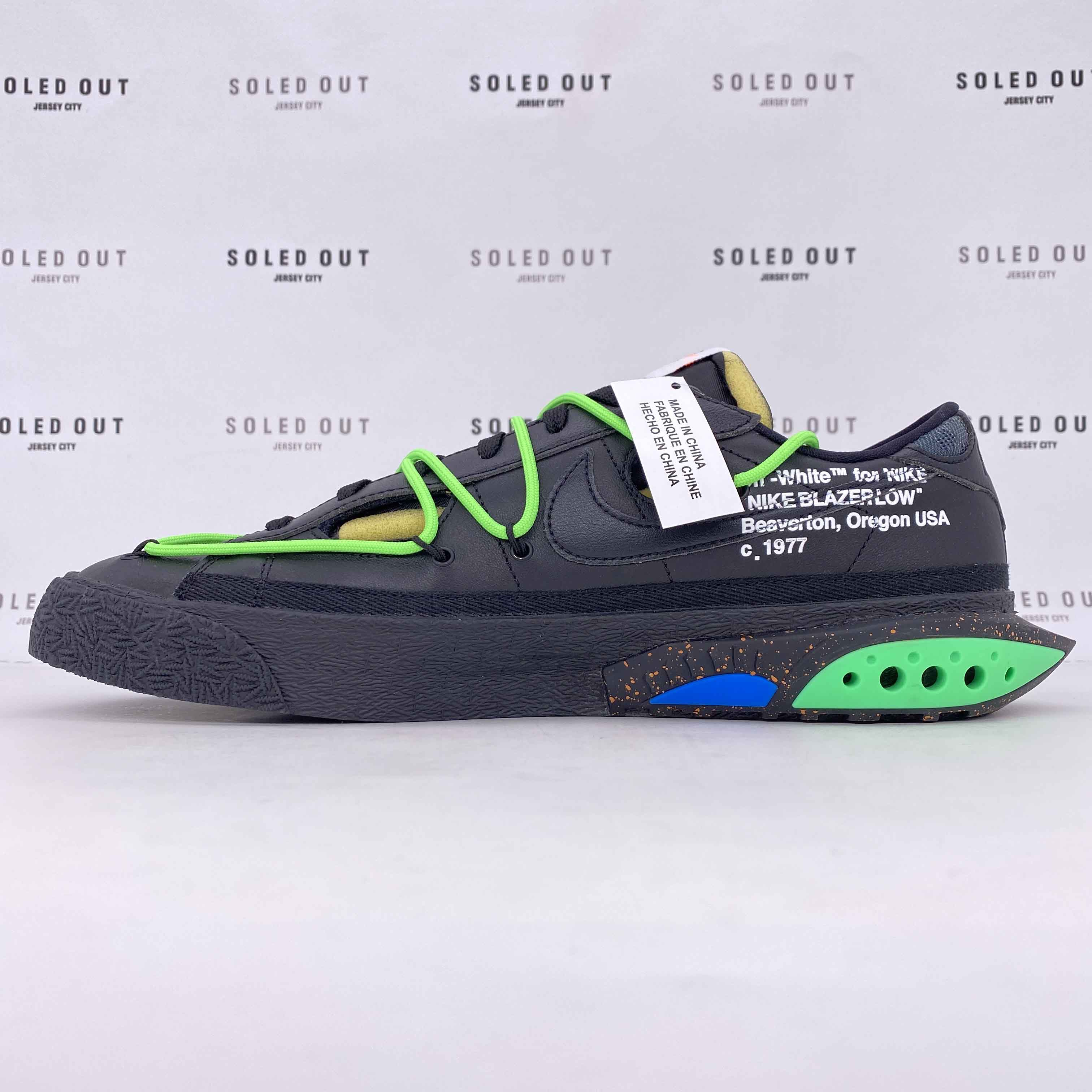 Nike Blazer Low / OW &quot;Ow Electric Green&quot; 2022 New Size 12