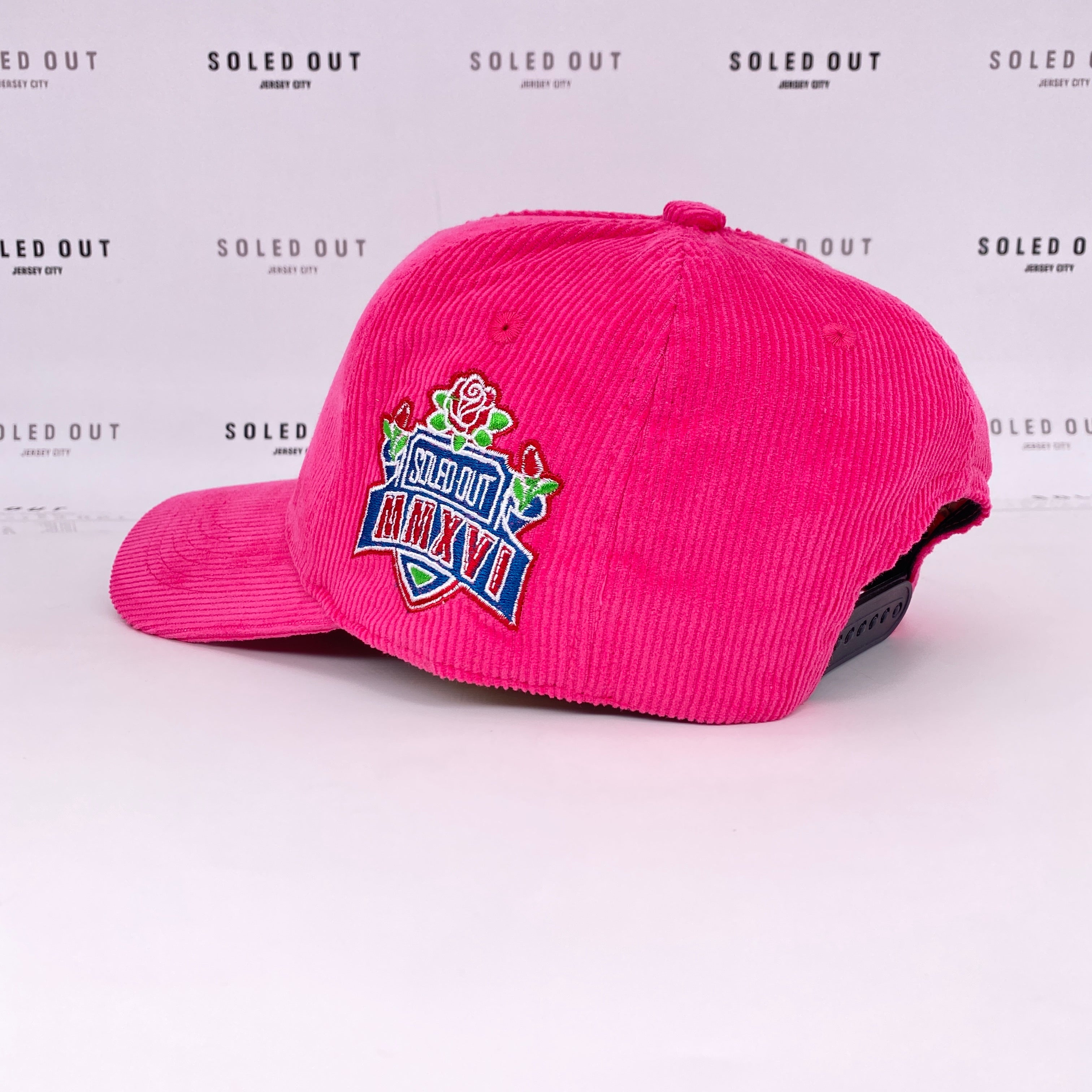 Soled Out Snapback &quot;CORDUROY HOT PINK&quot; 2022 New Size OS
