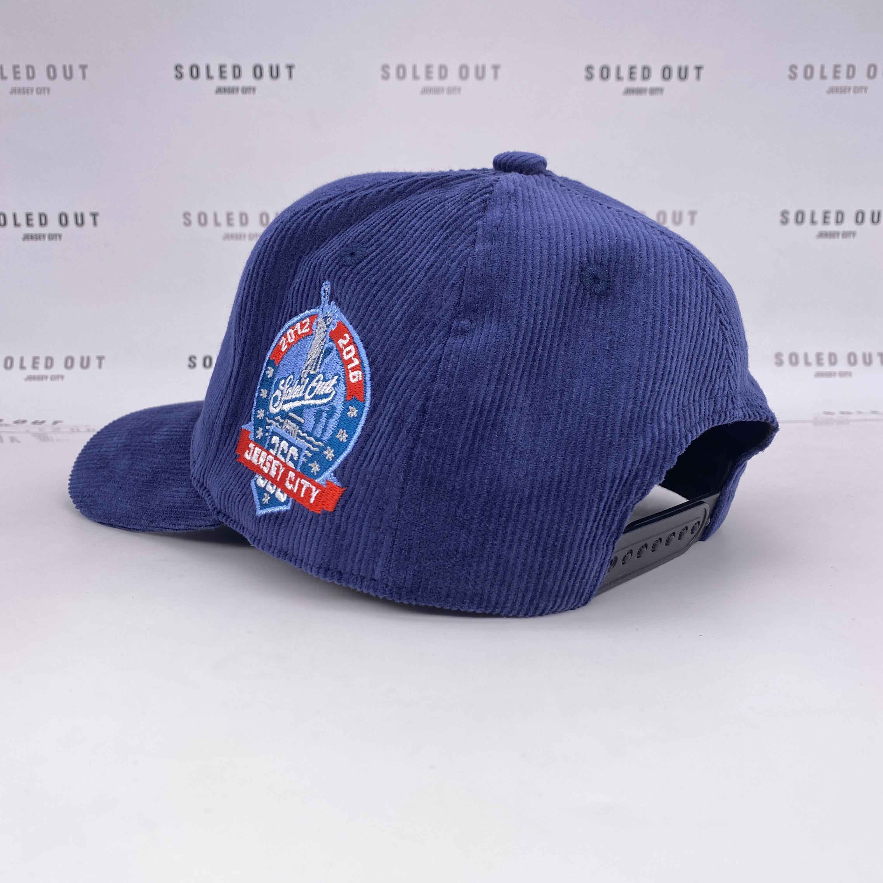Soled Out Snapback &quot;CORDUROY MIDNIGHT&quot; 2022 New Size OS
