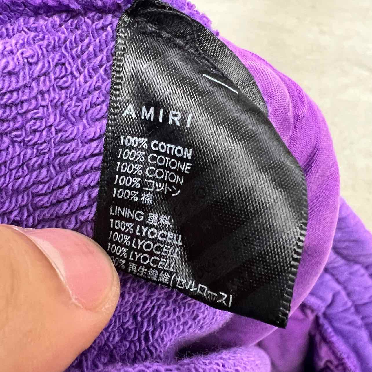 Amiri Sweatpants &quot;MA LOGO&quot; Purple New Size XL