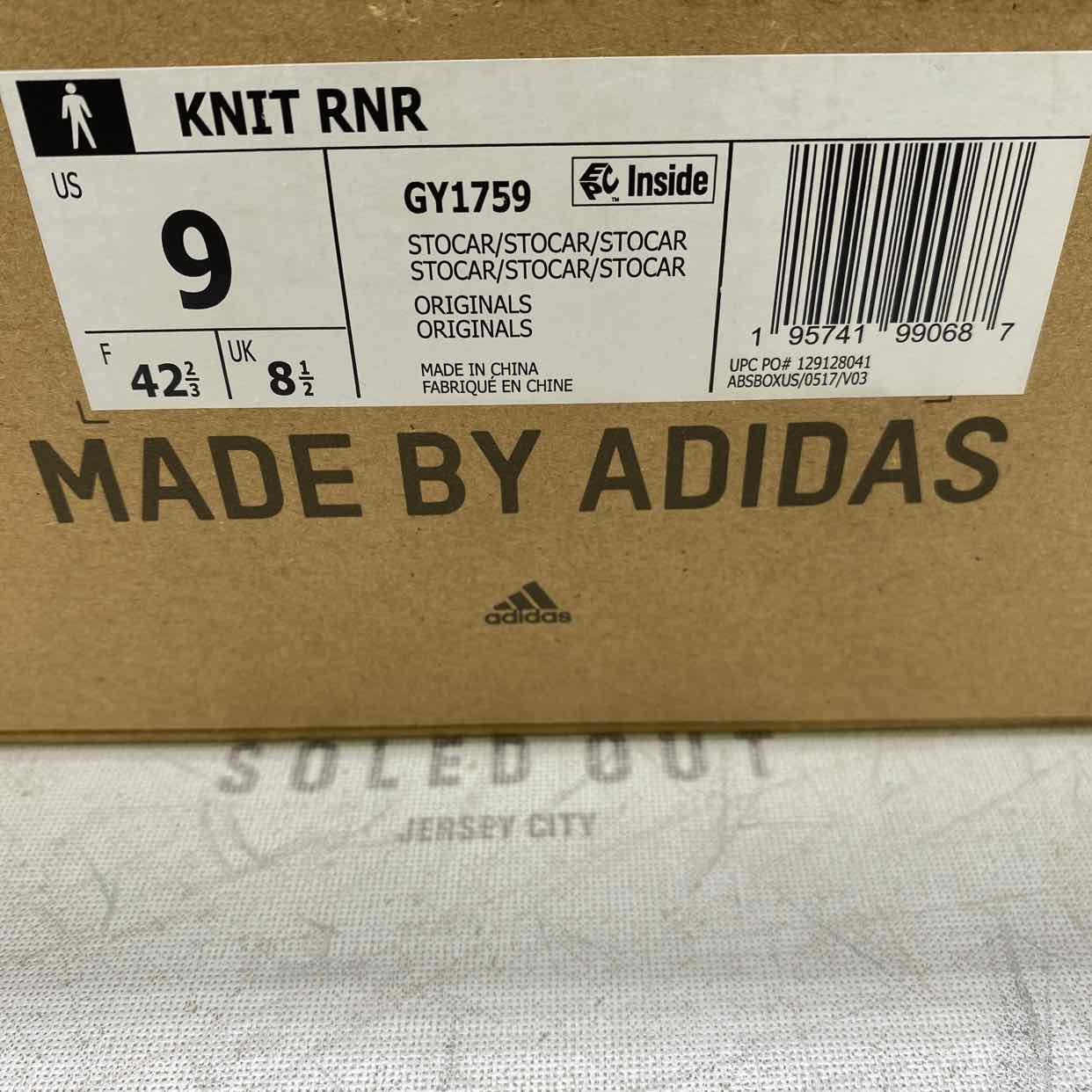 Yeezy Knit RNR &quot;Stone Carbon&quot; 2022 Used Size 9