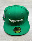 Supreme Fitted Hat "NEW ERA" New Green Size 7 3/8