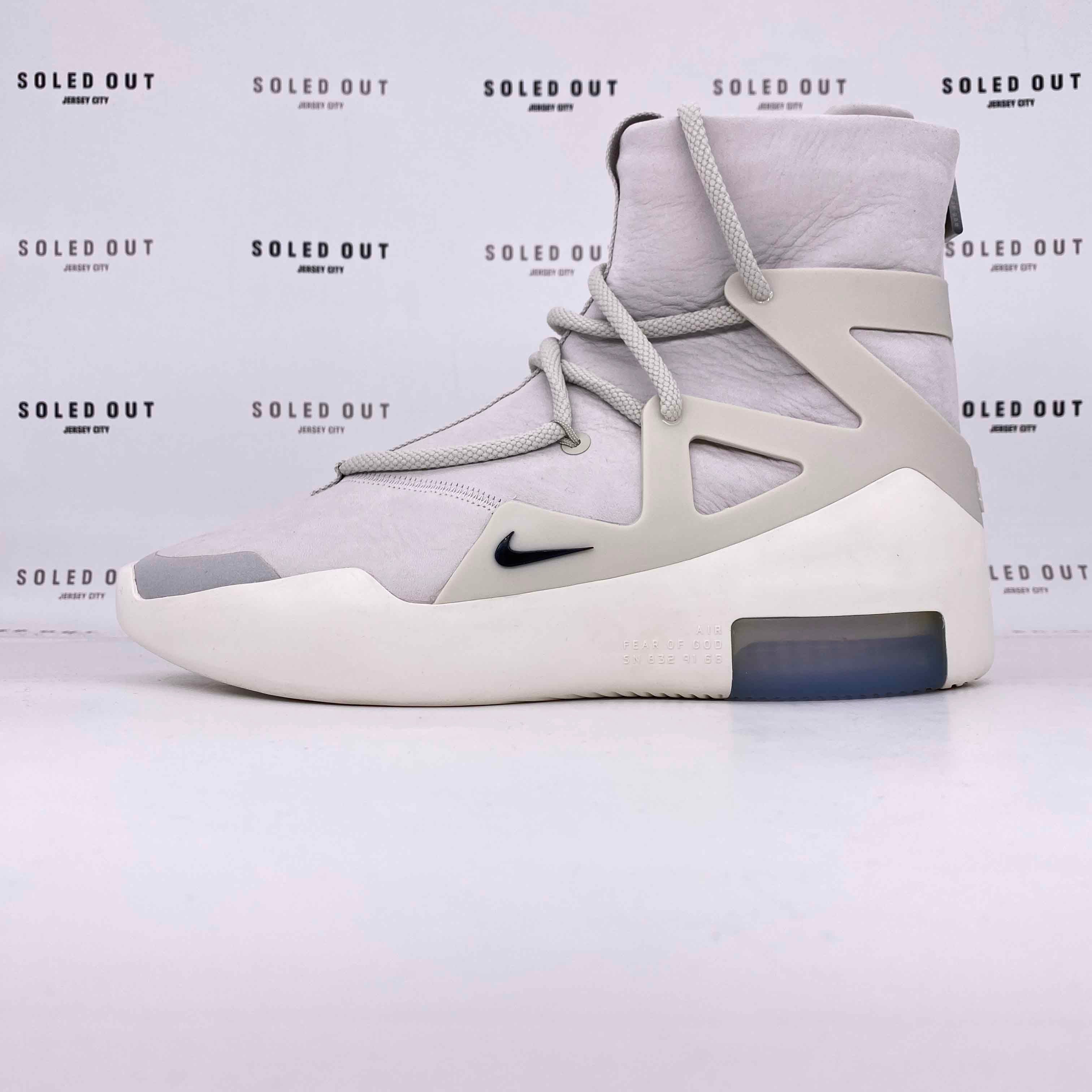 Nike Air Fear of God 1 "Light Bone" 2019 New (Cond) Size 8