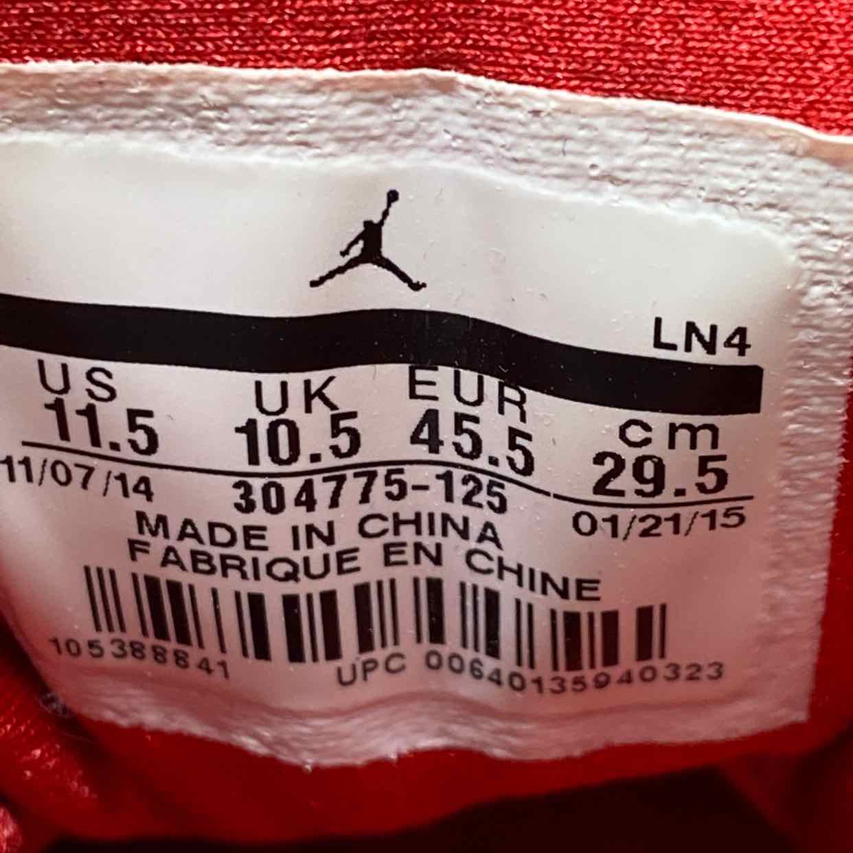Air Jordan 7 Retro &quot;Hare&quot; 2014 Used Size 11.5