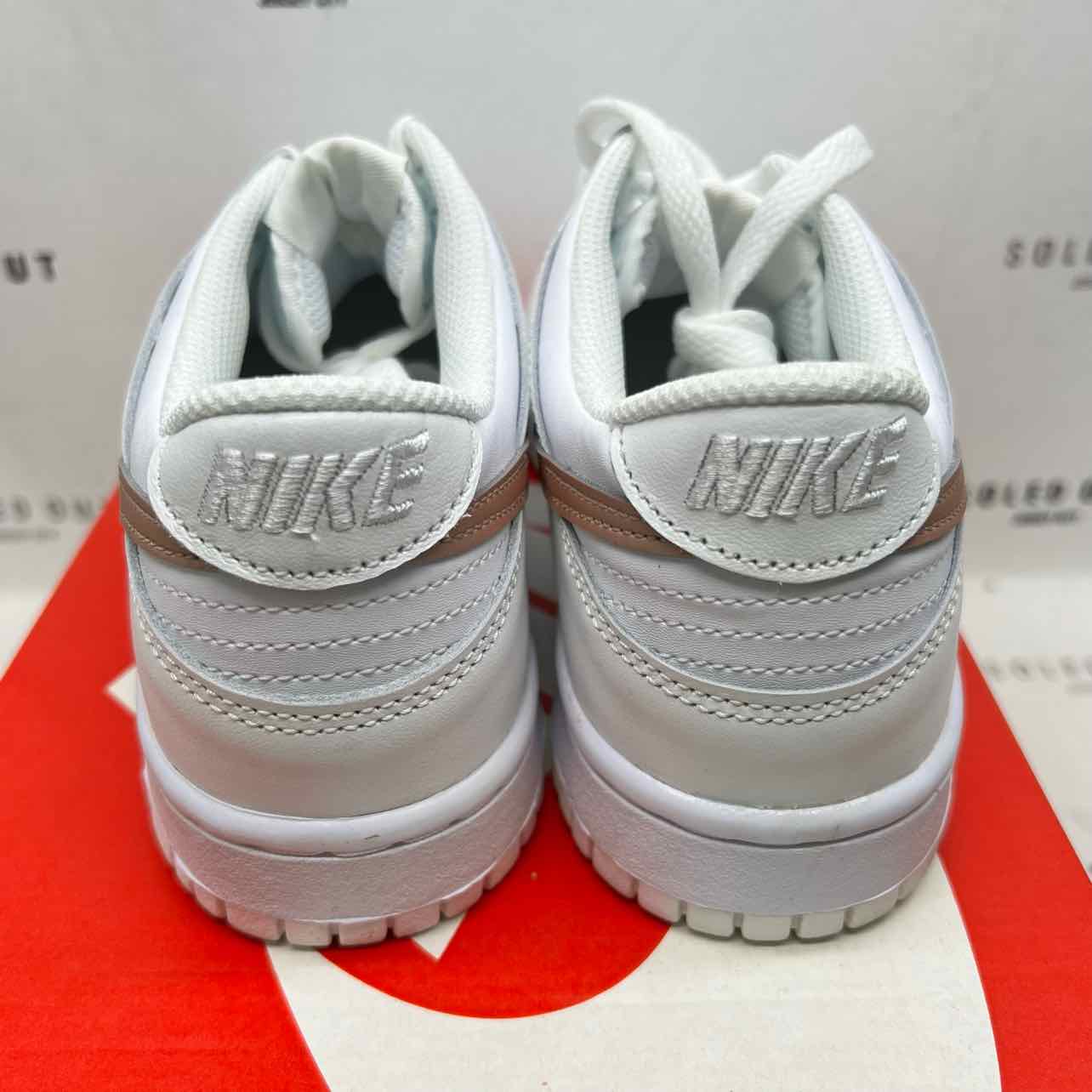 Nike (GS) Dunk Low &quot;White Pink&quot; 2022 New Size 6Y