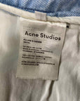 Acne Studios Shorts "DENIM" Light Blue Used Size 48