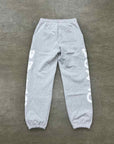 Sp5der Sweatpants "BELUGA" Grey New Size L