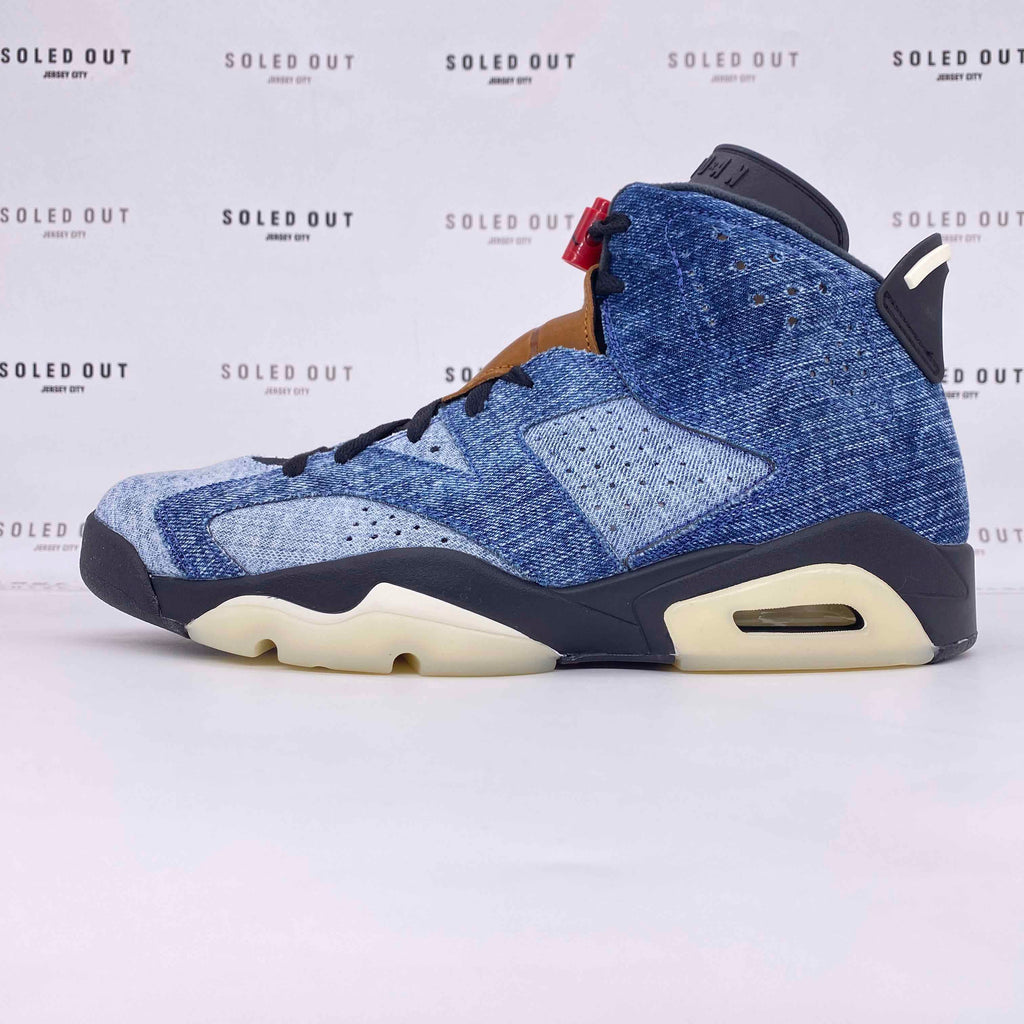 Air Jordan 6 Retro "Washed Denim" 2019 New (Cond) Size 9.5