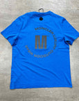 Moncler T-Shirt "CREST LOGO" Blue New Size S