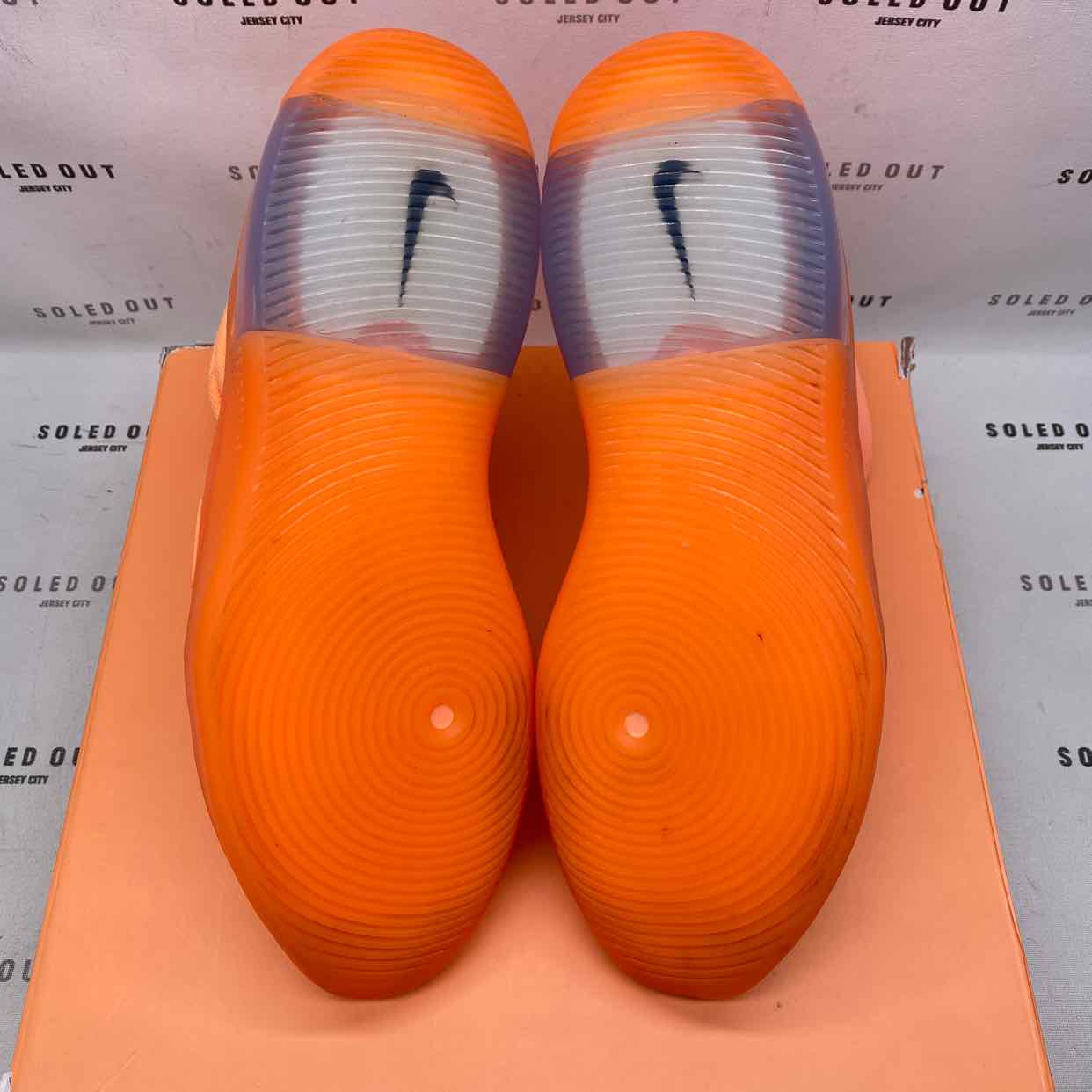 Nike Air Fear of God 1 &quot;Orange Pulse&quot; 2019 Used Size 10