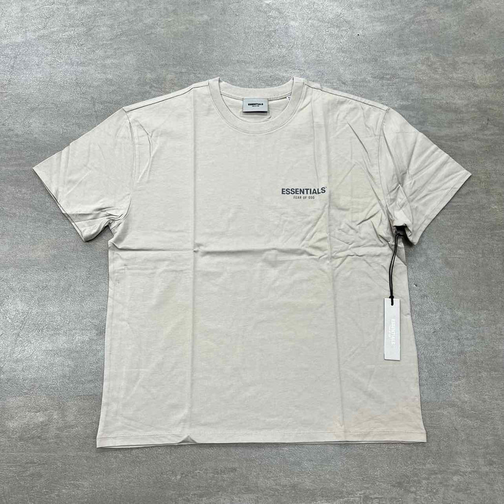 Fear of God T-Shirt "ESSENTIALS" Tan New Size 2XL