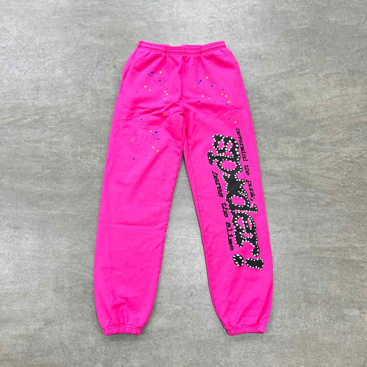 Sp5der Sweatpants "P*NK" Pink New Size L