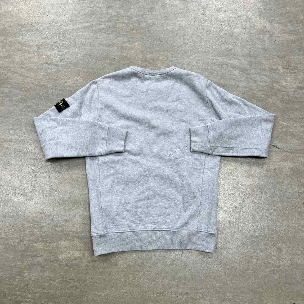 Stone Island Crewneck Sweater "PATCH" Grey Used Size M