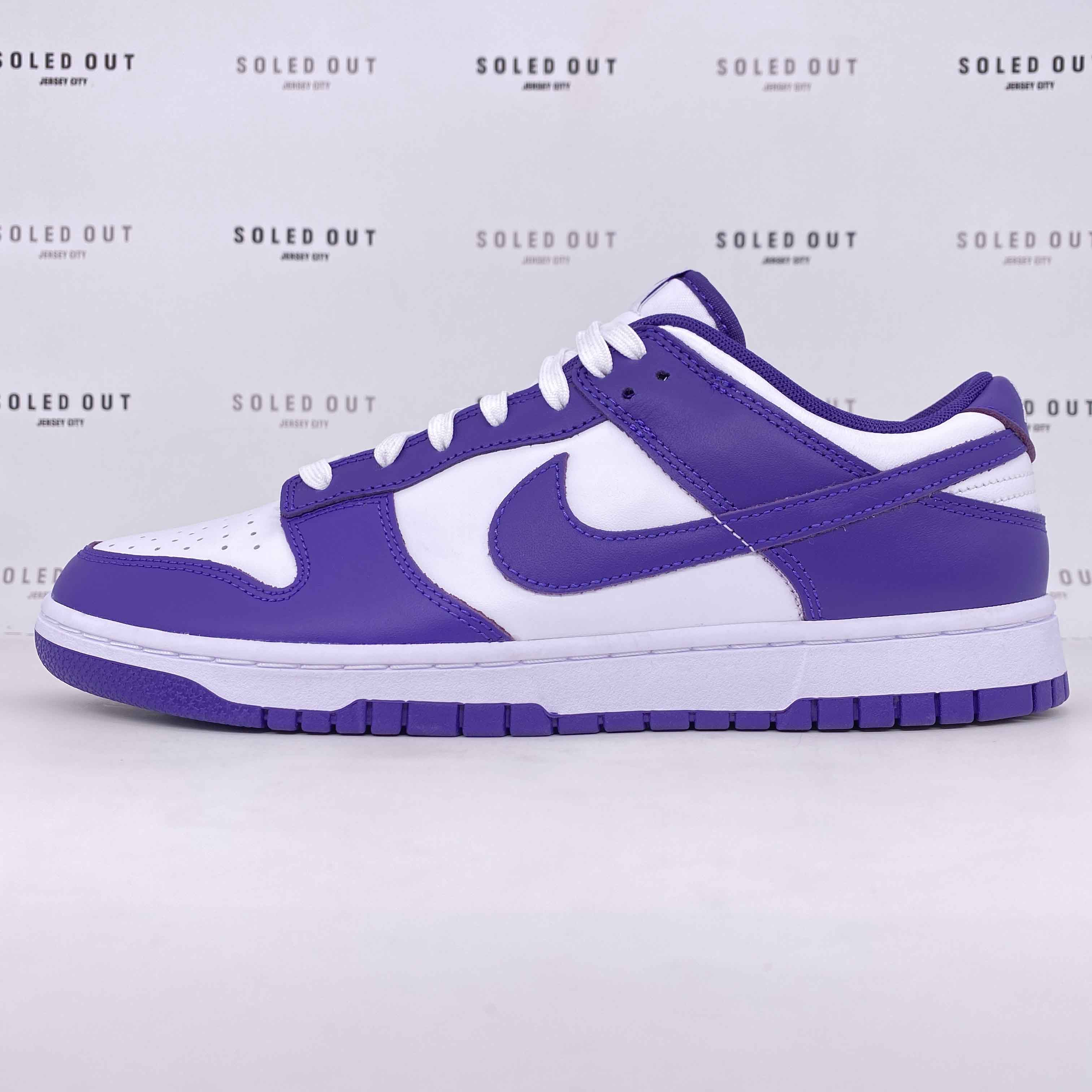 Nike Dunk Low Retro &quot;Court Purple&quot; 2022 New Size 8