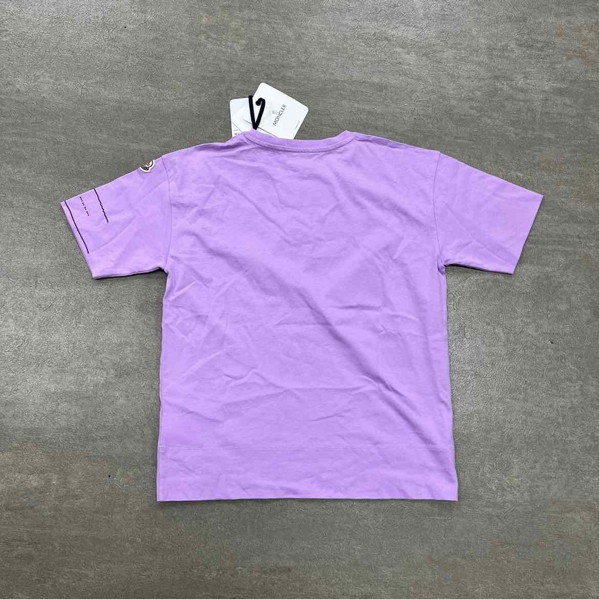 Moncler T-Shirt &quot;PASTEL&quot; Purple New Size 14
