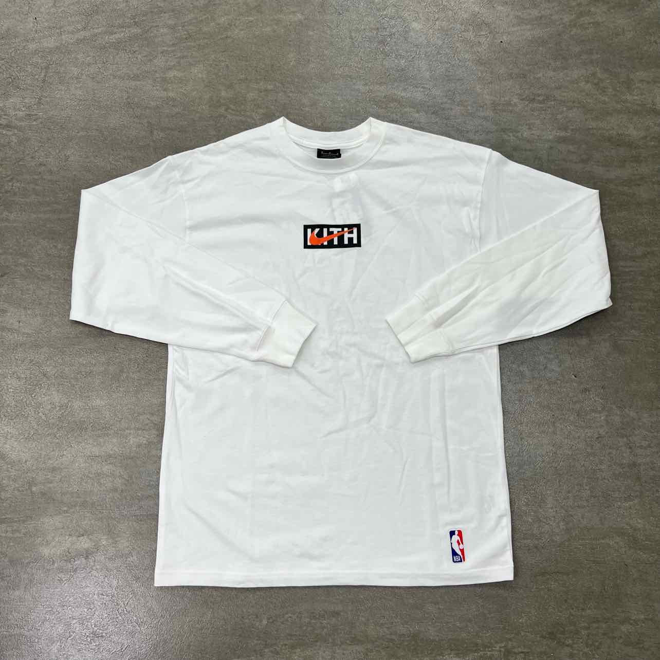 Kith Long Sleeve &quot;KNICKS&quot; White New Size M