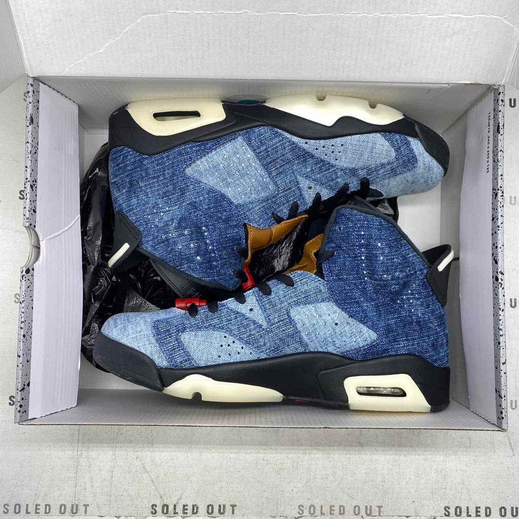 Air Jordan 6 Retro "Washed Denim" 2019 New (Cond) Size 9.5
