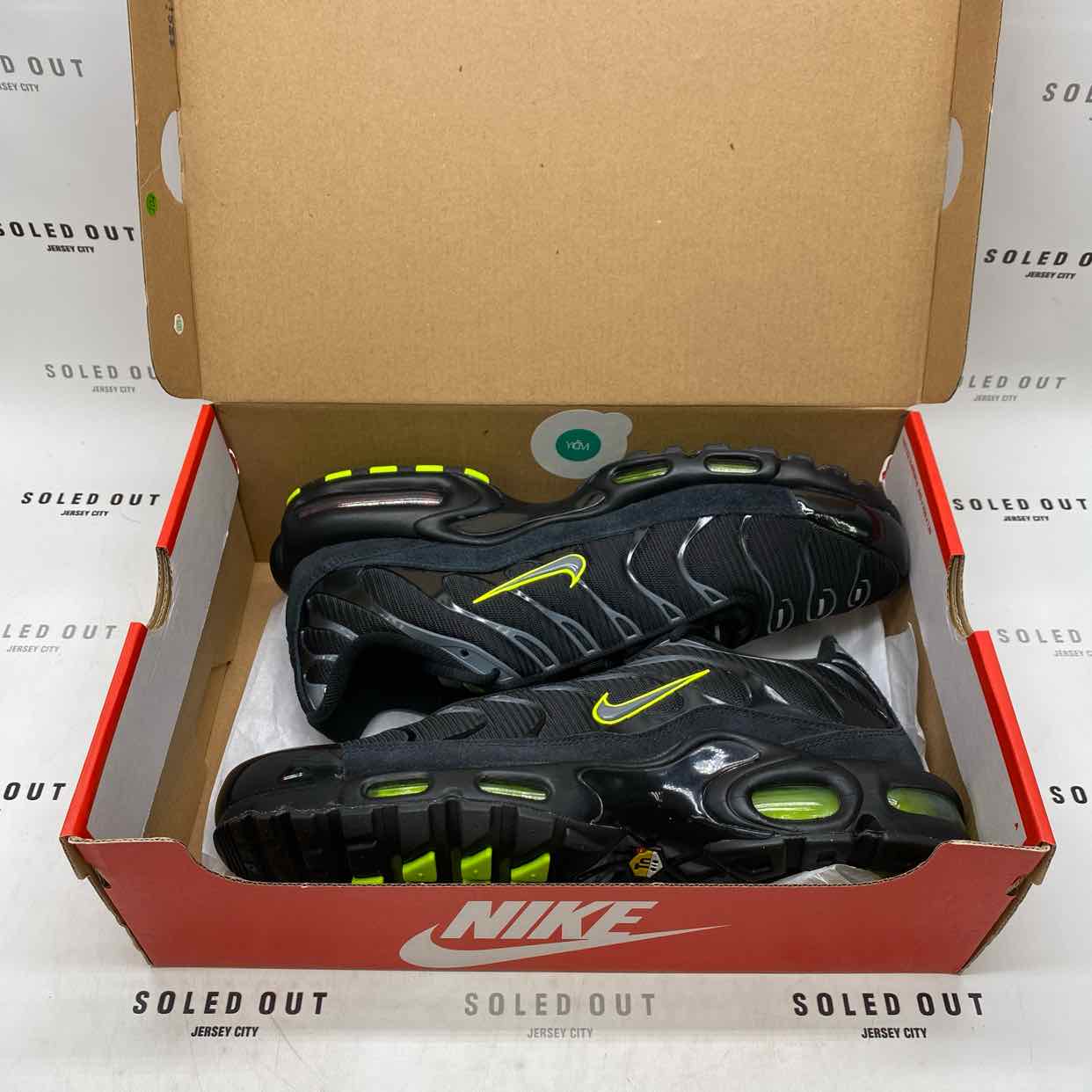 Nike Air Max Plus &quot;Black Volt&quot; 2023 New Size 12