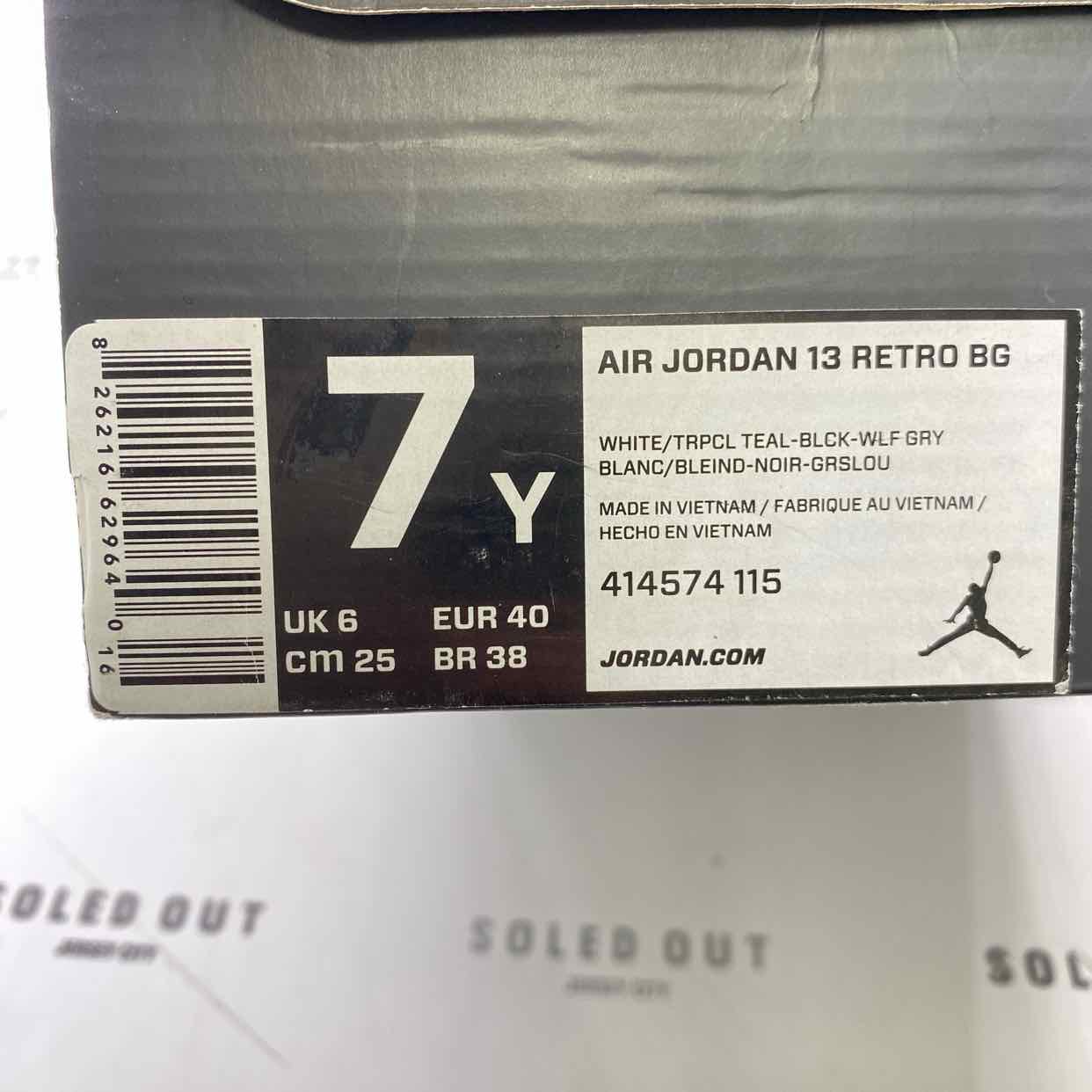 Air Jordan (GS) 13 Retro "Barons" 2014 Used Size 7Y