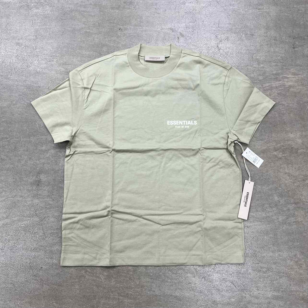 Fear of God T-Shirt "ESSENTIALS" Seafoam New Size S