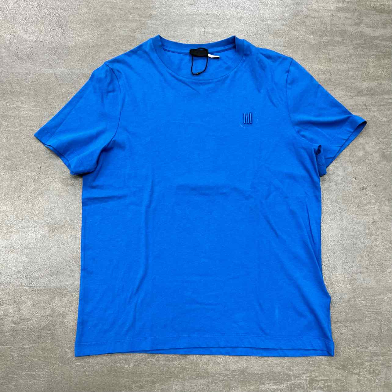 Moncler T-Shirt &quot;CREST LOGO&quot; Blue New Size S