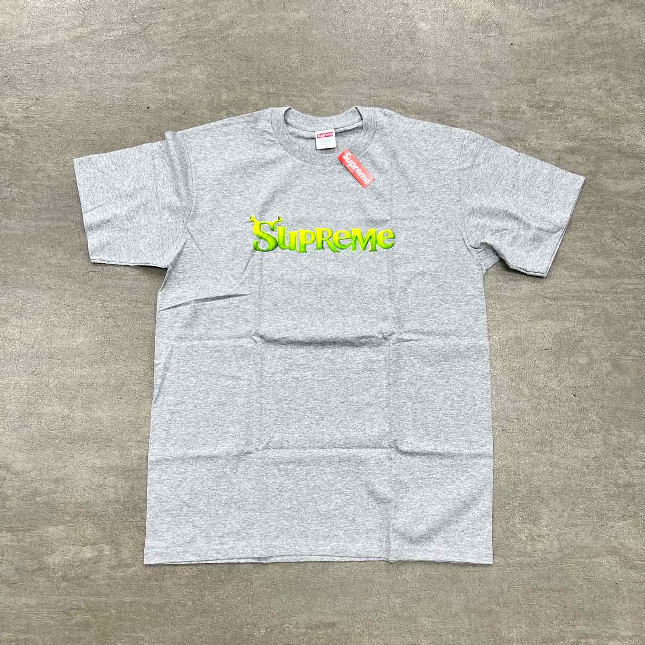 Supreme T-Shirt &quot;SHREK&quot; Grey New Size M