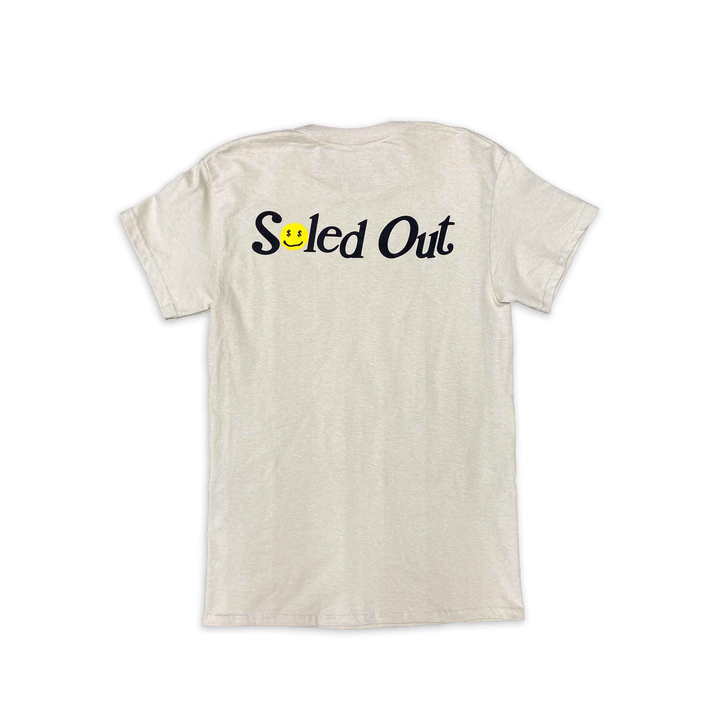 Soled Out T-Shirt "EXPENSIVE" Sand New Size L