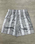 Eric Emanuel Mesh Shorts "SNAKE" Grey New Size S