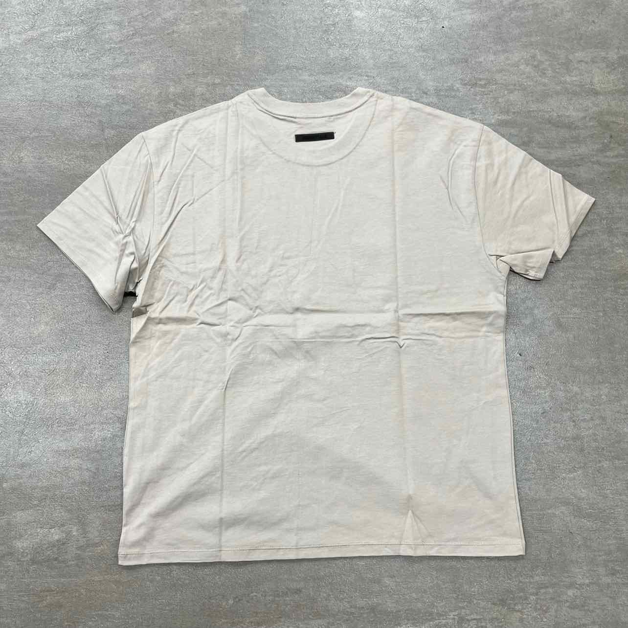 Fear of God T-Shirt &quot;ESSENTIALS&quot; Tan New Size L